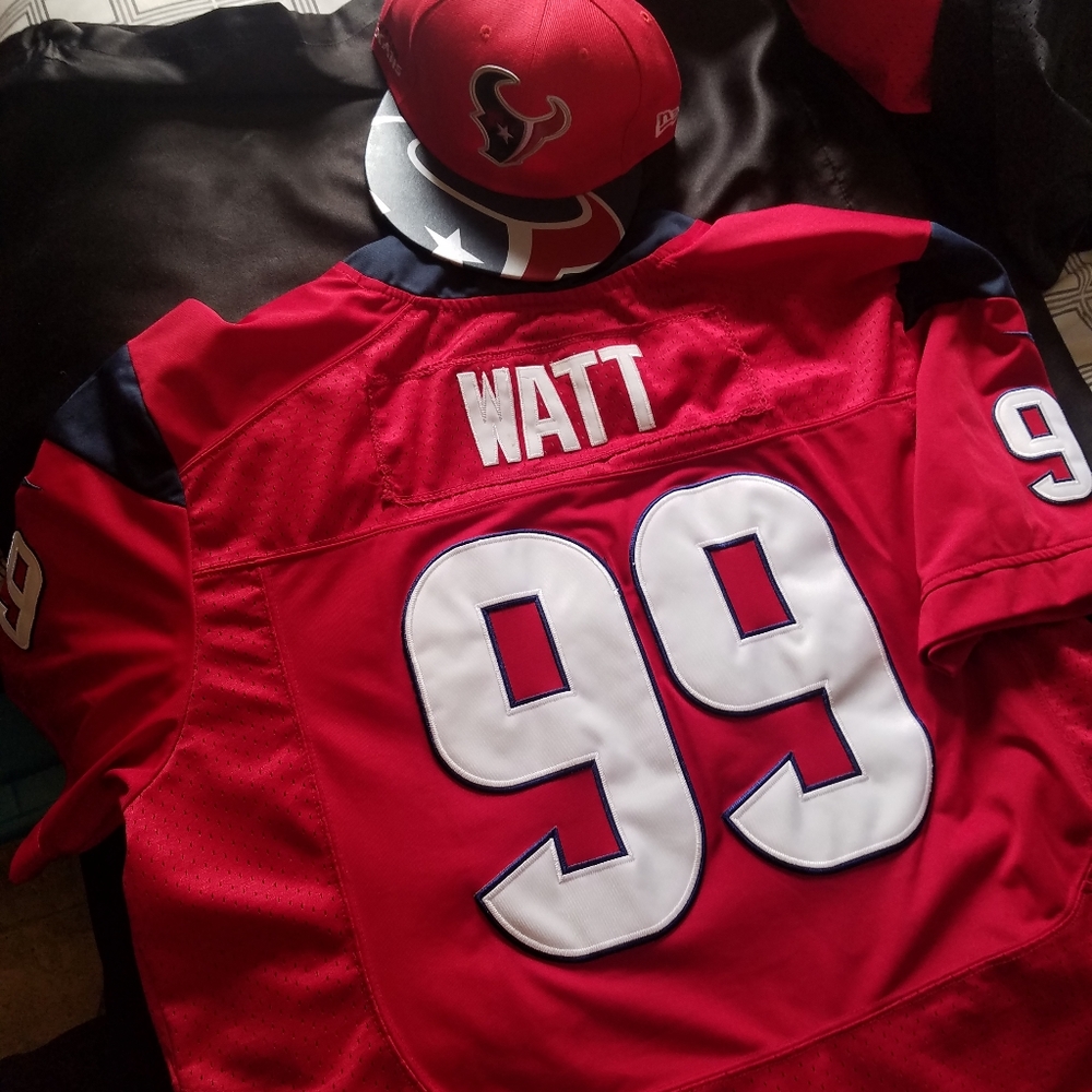 Jean's jerseys and hats